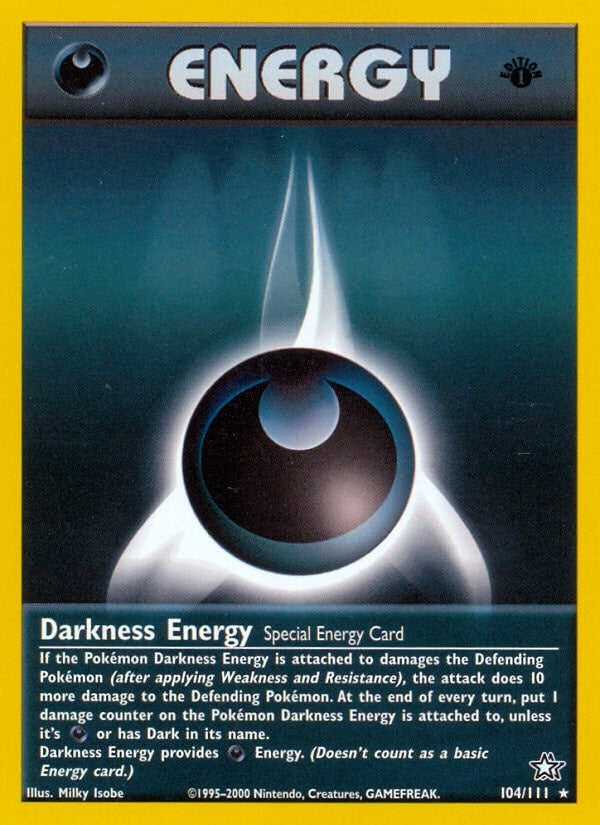Image for Darkness Energy (104/111) [Neo Genesis] - Pokemon