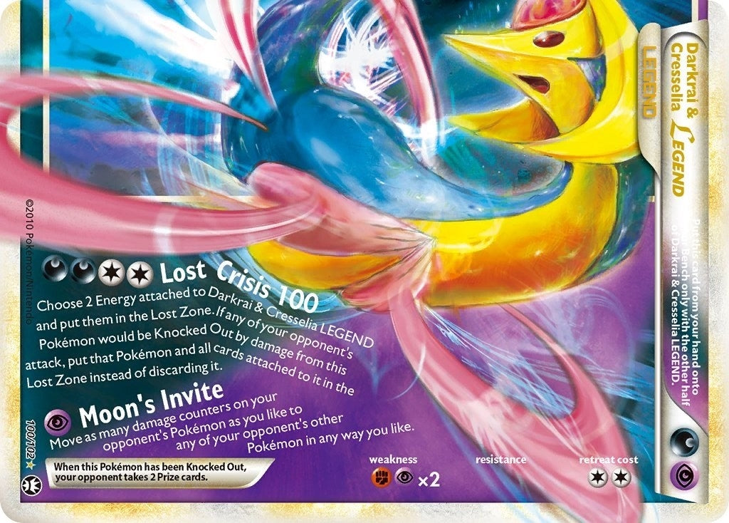 Image for Darkrai & Cresselia Legend (Bottom) (100/102) [Triumphant] - Pokemon