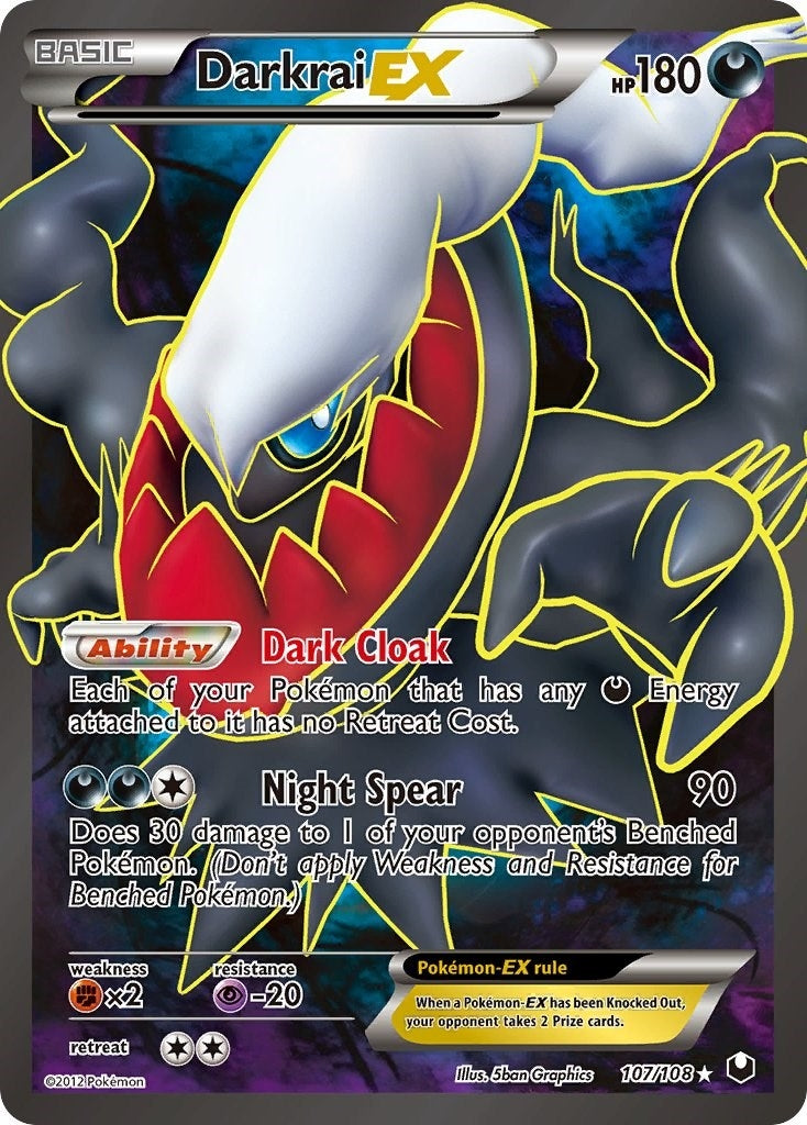 Image for Darkrai EX (107 Full Art) (107/108) [Dark Explorers] - Pokemon