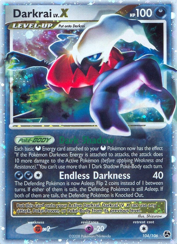 Image for Darkrai LV.X (104/106) [Great Encounters] - Pokemon
