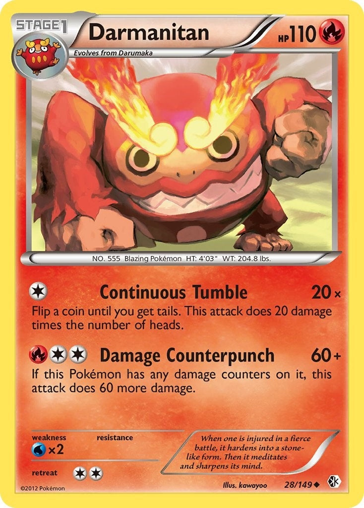 Image for Darmanitan (28/149) [Boundaries Crossed] - Pokemon