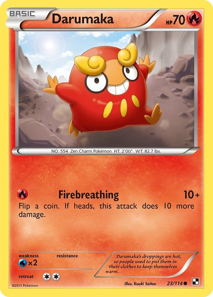 Image for Darumaka (23) (23/114) [Black and White] - Pokemon