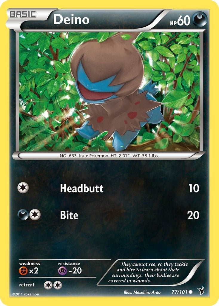 Image for Deino (77/101) [Noble Victories] - Pokemon