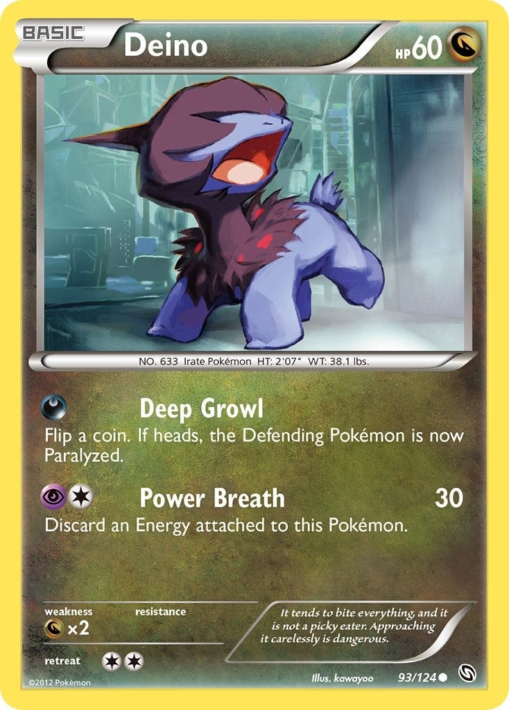 Image for Deino (93) (93/124) [Dragons Exalted] - Pokemon