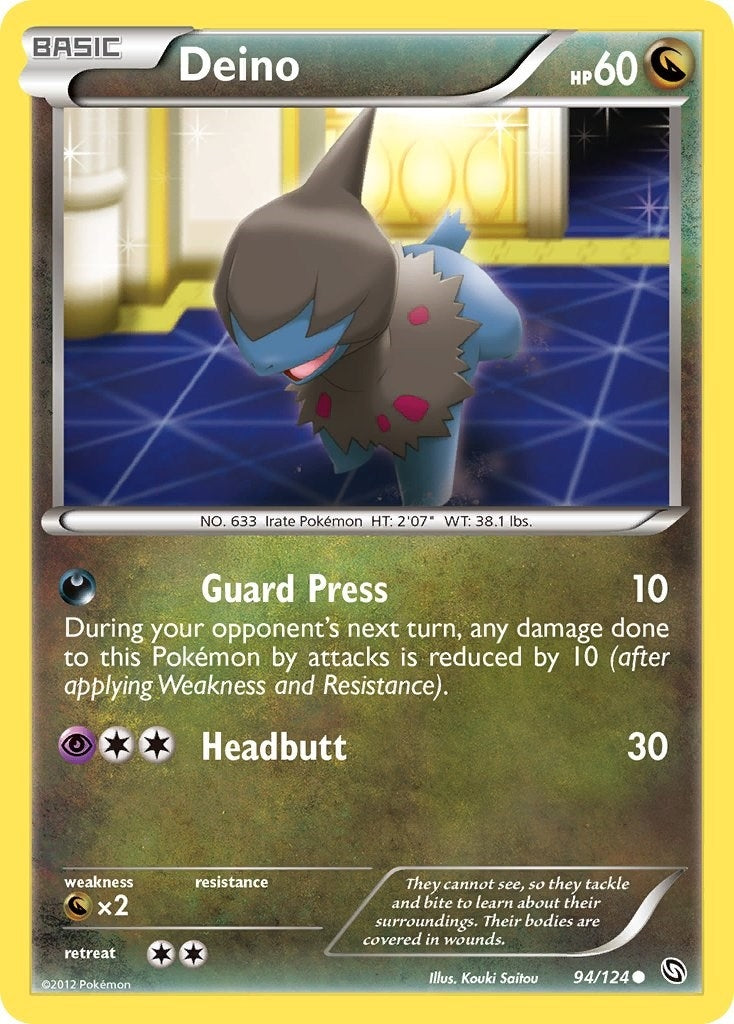 Image for Deino (94) (94/124) [Dragons Exalted] - Pokemon