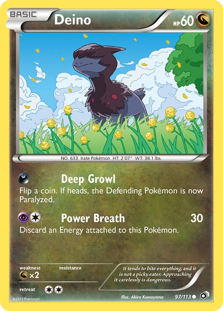 Image for Deino (97/113) [Legendary Treasures] - Pokemon