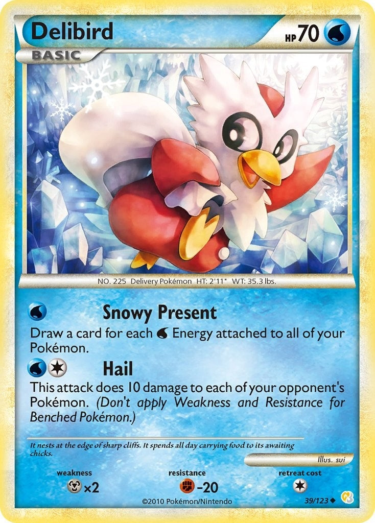 Image for Delibird (39/123) [HeartGold SoulSilver] - Pokemon