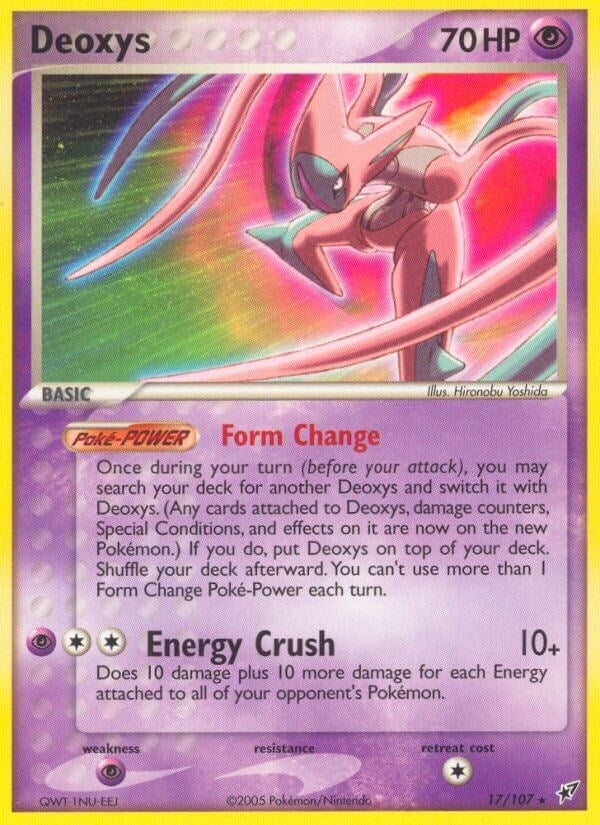 Image for Deoxys (Attack Forme) (17/107) [Deoxys] - Pokemon