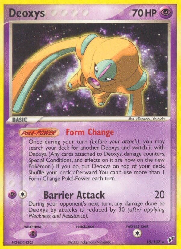 Image for Deoxys (Defense Forme) (18/107) [Deoxys] - Pokemon