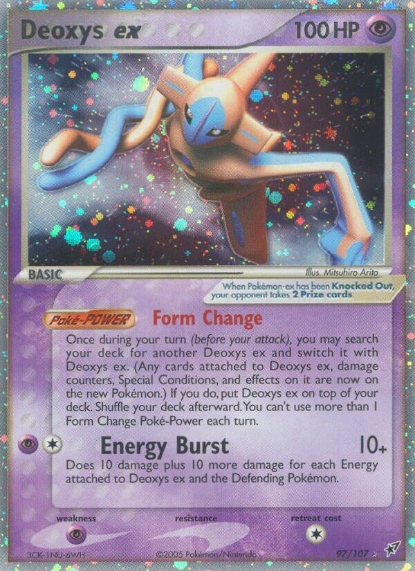 Image for Deoxys ex (Normal Forme) (97/107) [Deoxys] - Pokemon