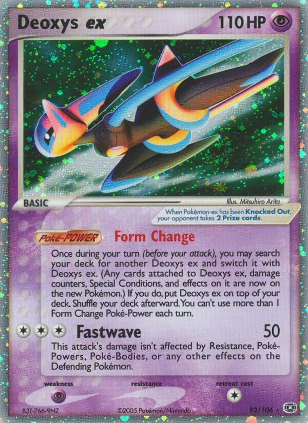 Image for Deoxys ex (Speed Forme) (93/106) [Emerald] - Pokemon