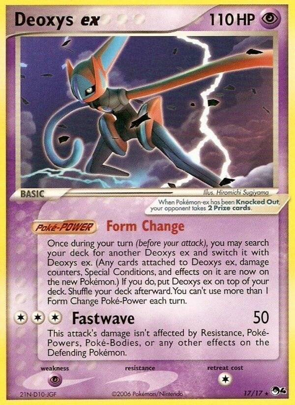 Image for Deoxys ex (017/017) [POP Series 4] - Pokemon