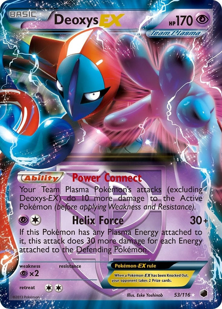 Image for Deoxys EX (Team Plasma) (53/116) [Plasma Freeze] - Pokemon