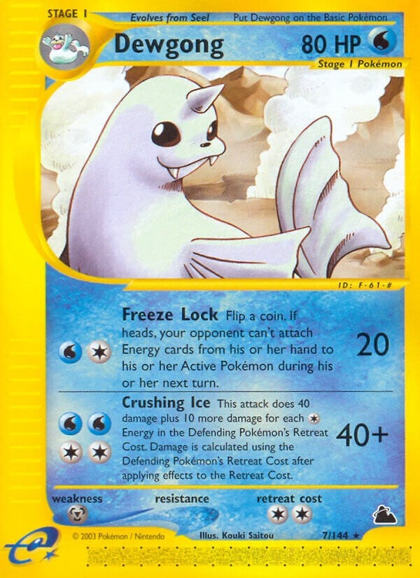 Image for Dewgong (7) (007/144) [Skyridge] - Pokemon