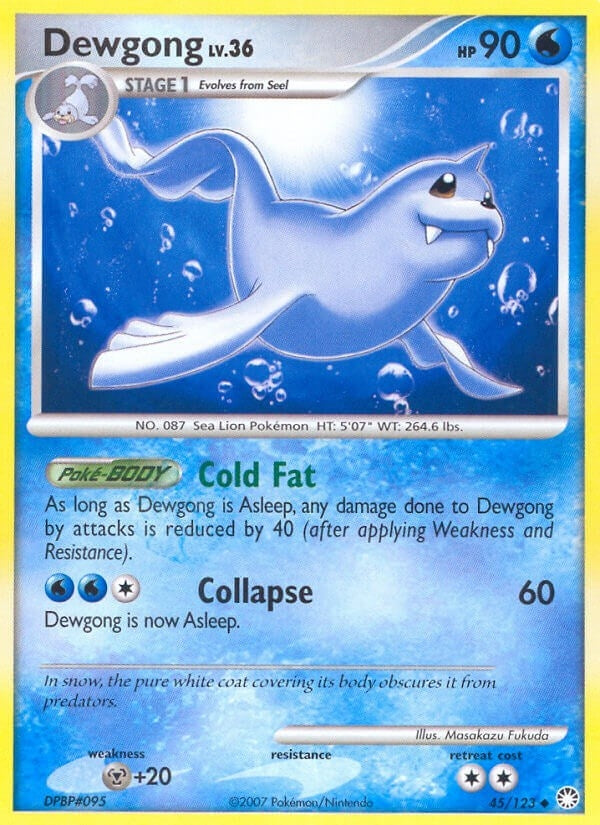 Image for Dewgong (45/123) [Mysterious Treasures] - Pokemon