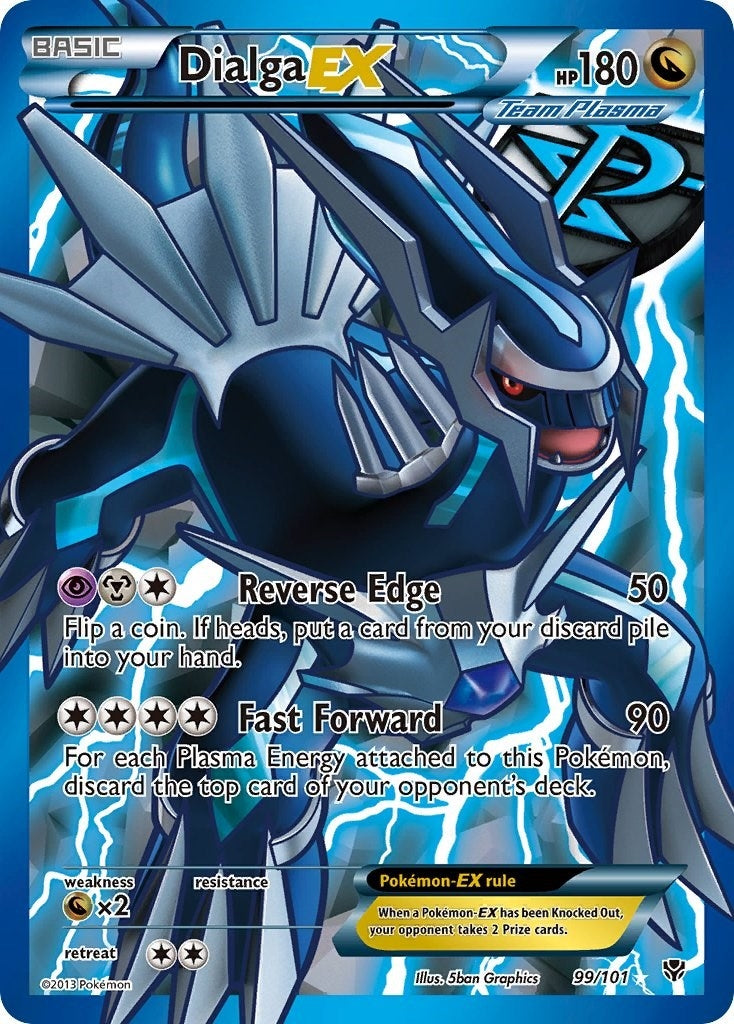 Image for Dialga EX (Team Plasma) (99 Full Art) (99/101) [Plasma Blast] - Pokemon