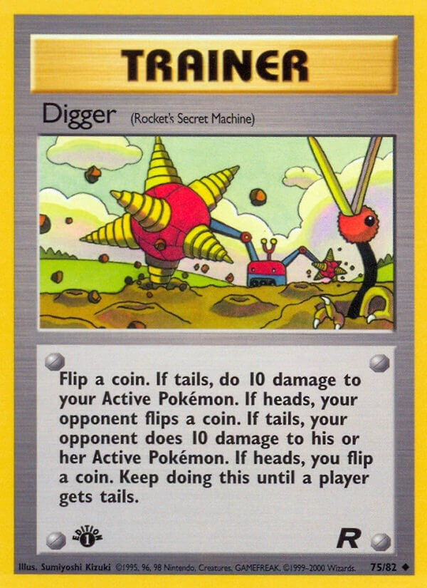 Image for Digger (Rocket's Secret Machine) (75/82) [Team Rocket] - Pokemon