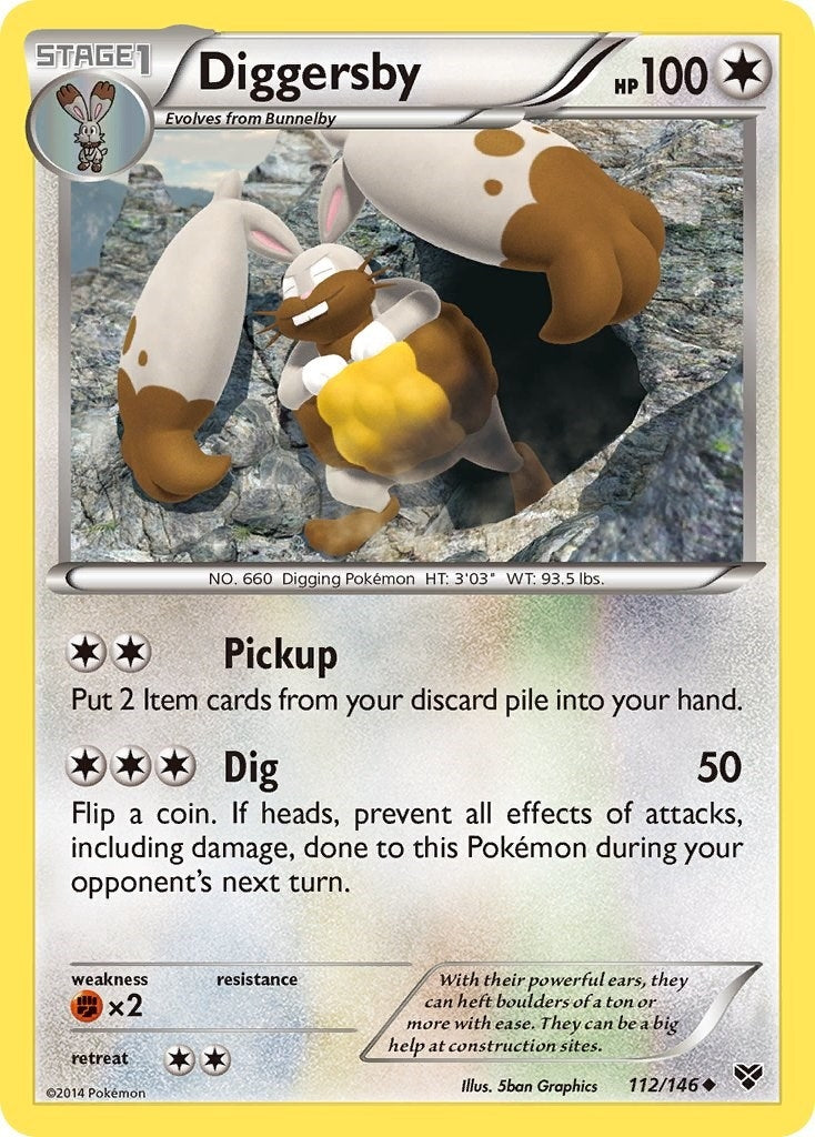 Image for Diggersby (112/146) [XY Base Set] - Pokemon