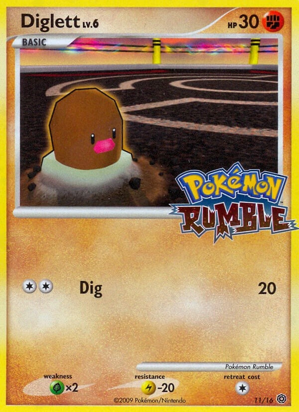 Image for Diglett (11) [Rumble] - Pokemon