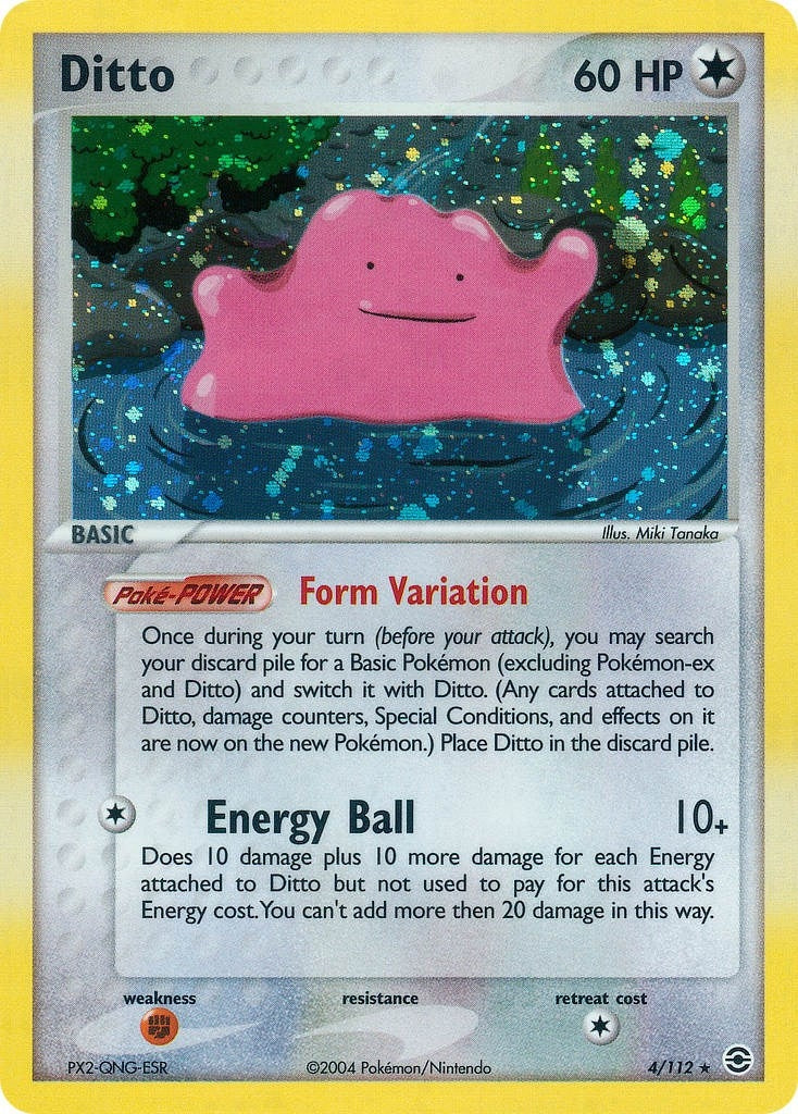 Image for Ditto (4/112) [FireRed & LeafGreen] - Pokemon