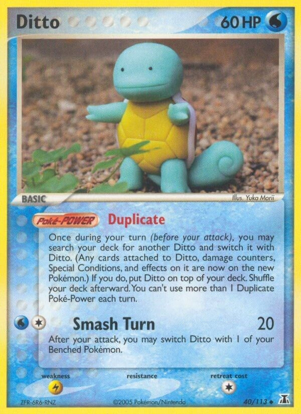 Image for Ditto - 040/113 (Squirtle) (40/113) [Delta Species] - Pokemon