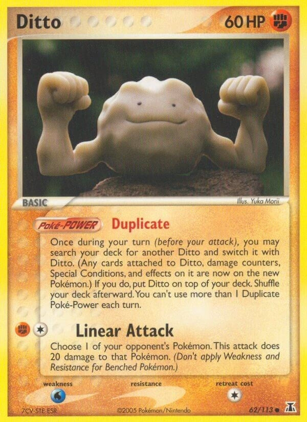 Image for Ditto (Geodude) (62/113) [Delta Species] - Pokemon