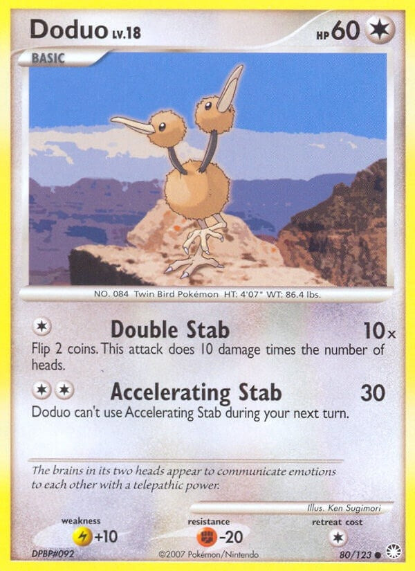 Image for Doduo (80/123) [Mysterious Treasures] - Pokemon
