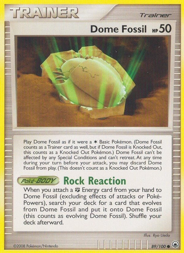 Image for Dome Fossil (89/100) [Majestic Dawn] - Pokemon