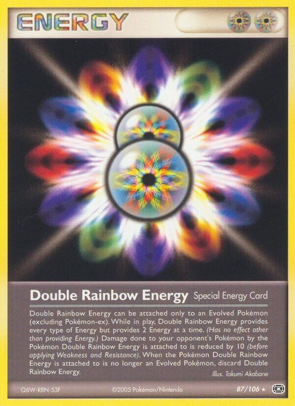 Image for Double Rainbow Energy (87/106) [Emerald] - Pokemon