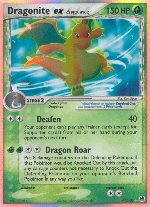 Image for Dragonite ex (Delta Species) (91/101) [Dragon Frontiers] - Pokemon