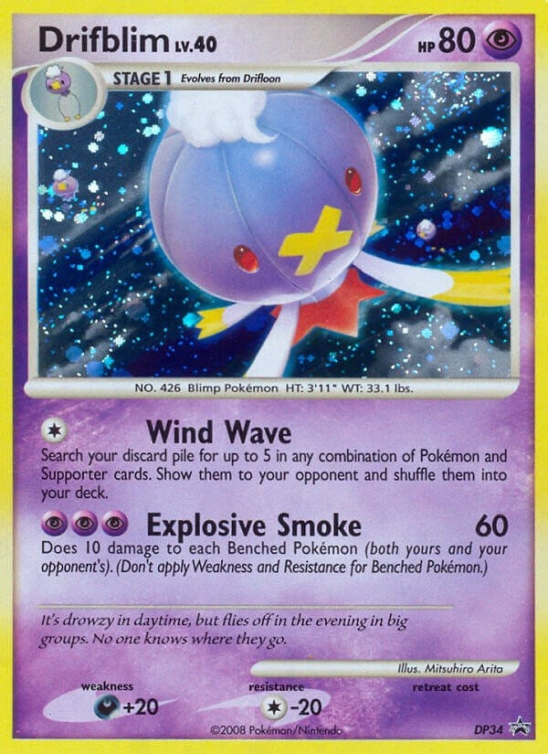 Image for Drifblim - DP34 (DP34) [Diamond and Pearl Promos] - Pokemon