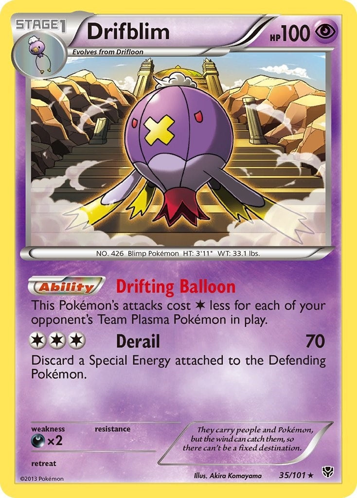 Image for Drifblim (35/101) [Plasma Blast] - Pokemon