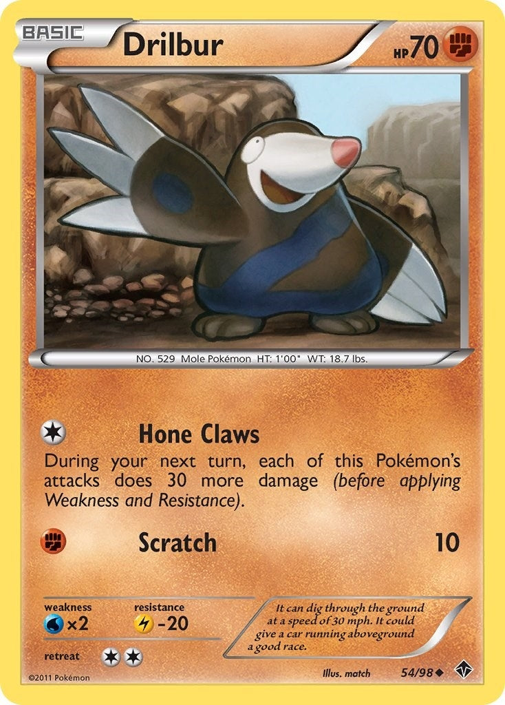 Image for Drilbur (54) (54/98) [Emerging Powers] - Pokemon