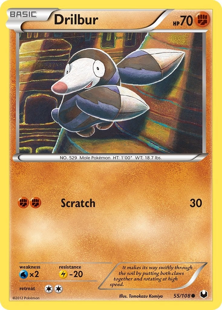 Image for Drilbur (55/108) [Dark Explorers] - Pokemon