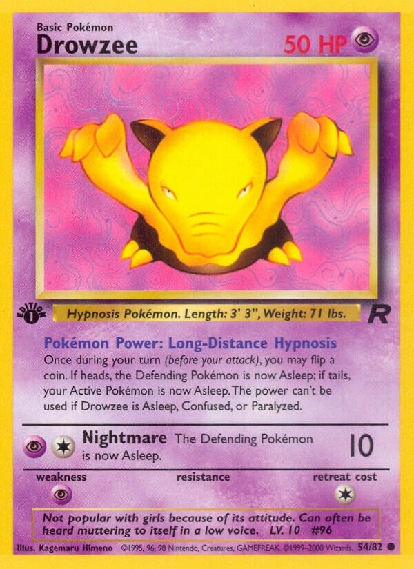 Image for Drowzee (54/82) [Team Rocket] - Pokemon