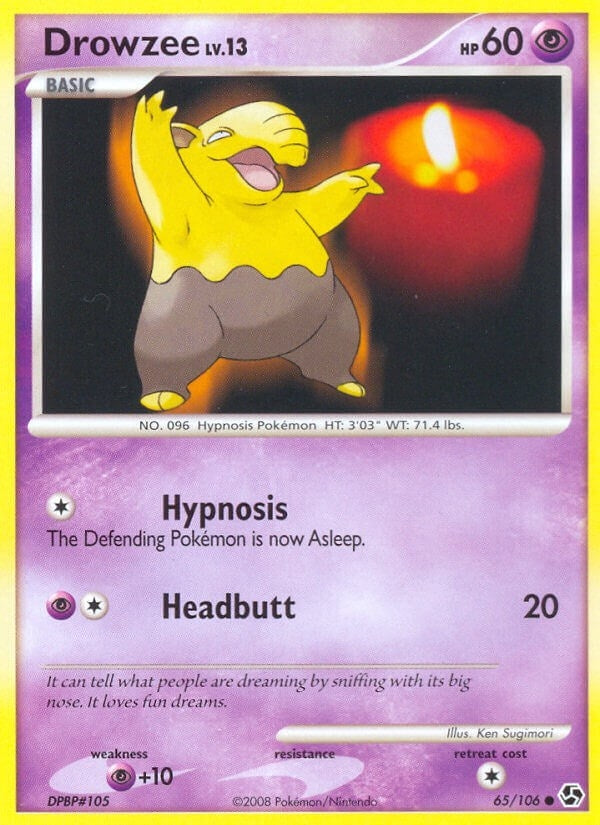 Image for Drowzee (65/106) [Great Encounters] - Pokemon
