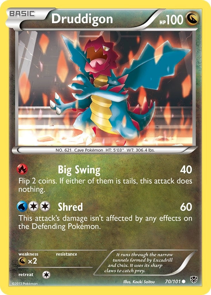 Image for Druddigon (70/101) [Plasma Blast] - Pokemon