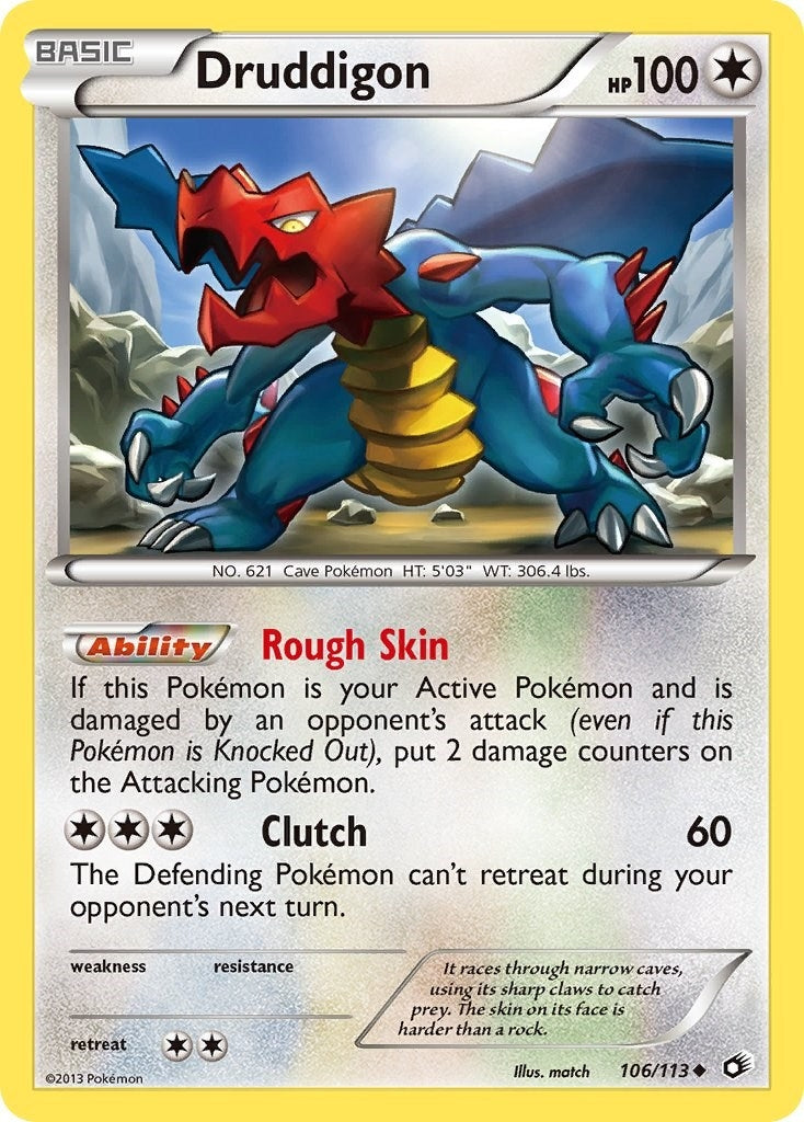 Image for Druddigon (106/113) [Legendary Treasures] - Pokemon