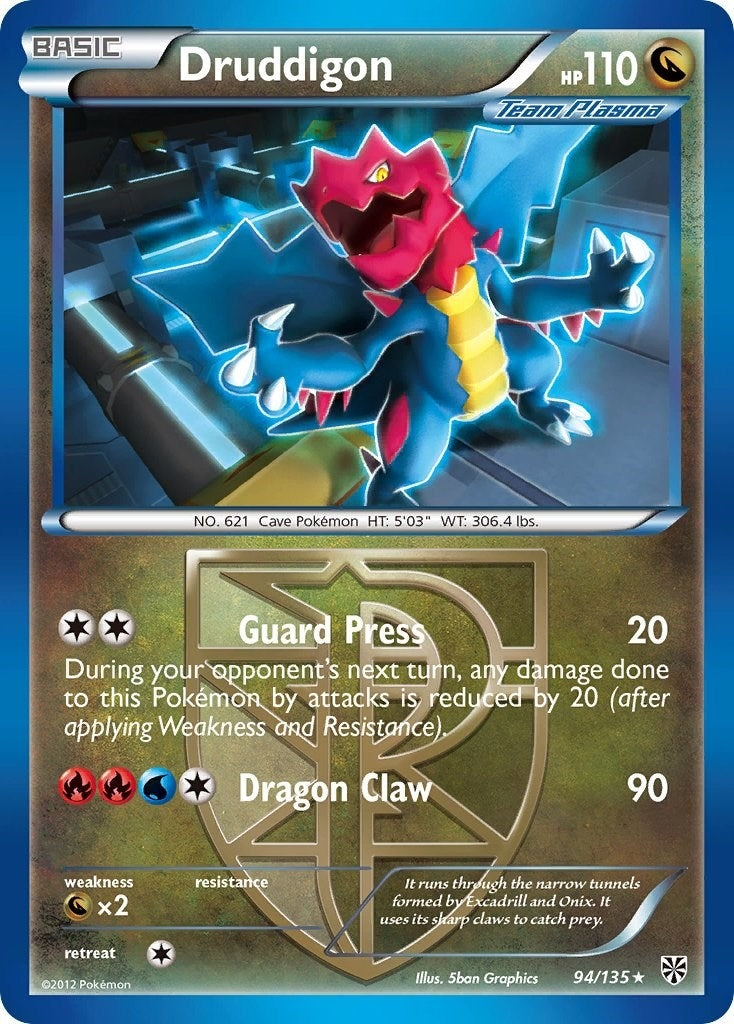 Image for Druddigon (Team Plasma) (94/135) [Plasma Storm] - Pokemon