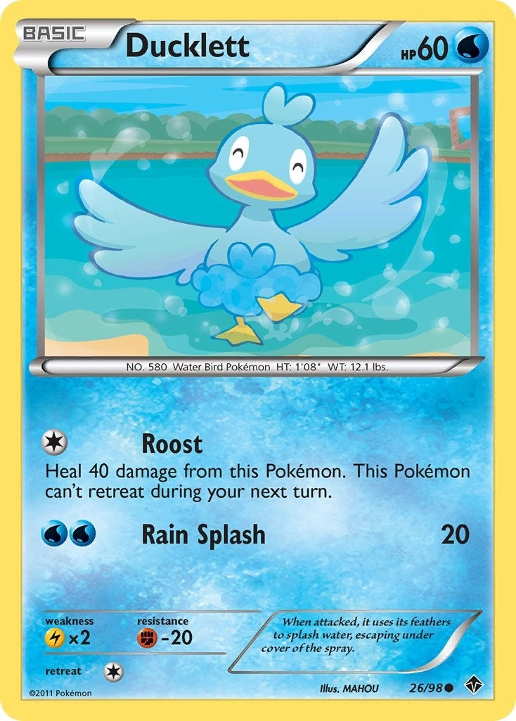Image for Ducklett (26/98) [Emerging Powers] - Pokemon