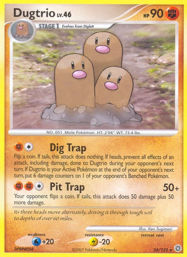 Image for Dugtrio (24/132) [Secret Wonders] - Pokemon