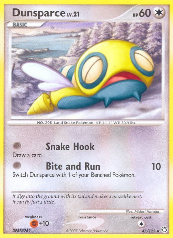 Image for Dunsparce (47/123) [Mysterious Treasures] - Pokemon