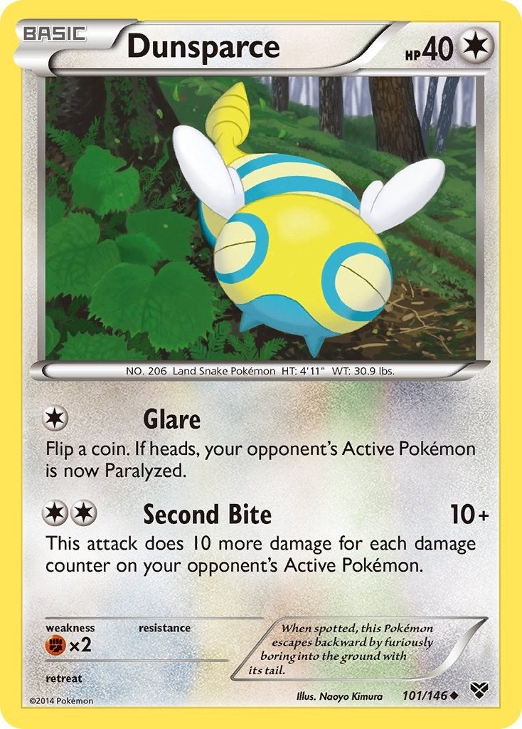 Image for Dunsparce (101/146) [XY Base Set] - Pokemon