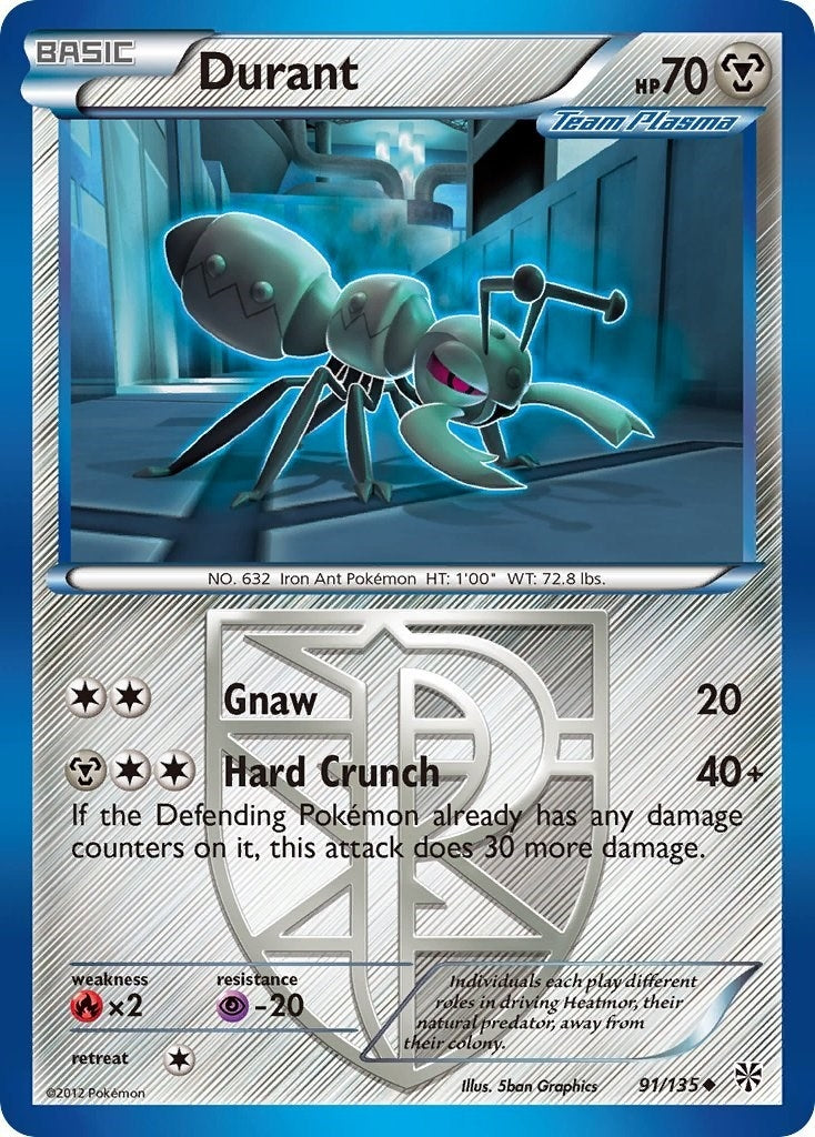 Image for Durant (Team Plasma) (91) (91/135) [Plasma Storm] - Pokemon