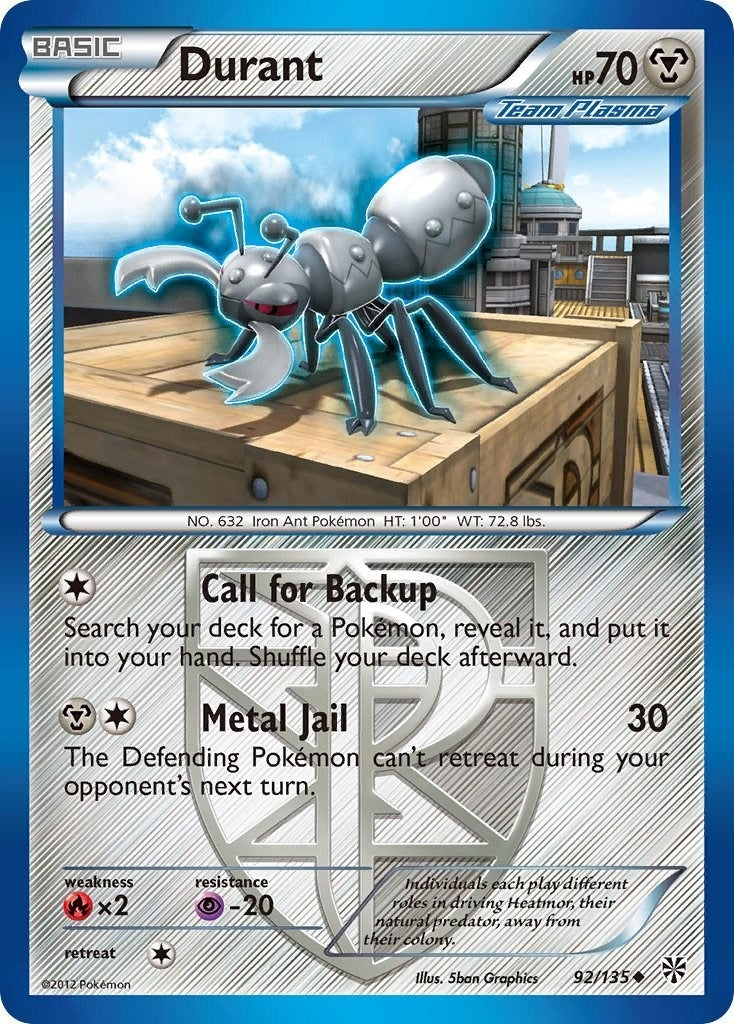 Image for Durant (Team Plasma) (92) (92/135) [Plasma Storm] - Pokemon