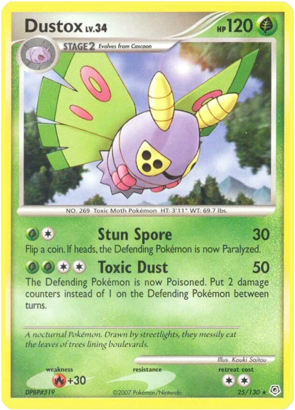 Image for Dustox (25/130) [Diamond and Pearl] - Pokemon