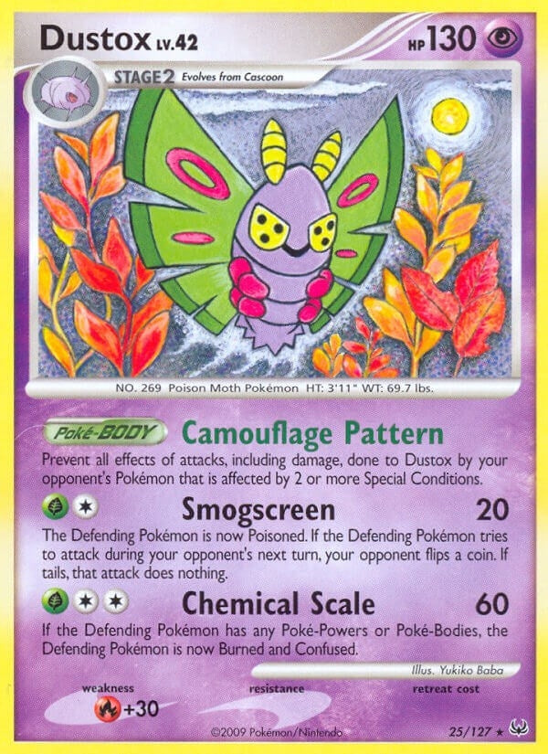 Image for Dustox (25/127) [Platinum] - Pokemon