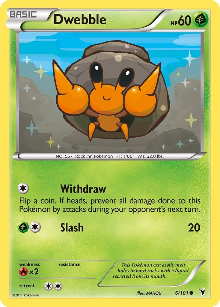 Image for Dwebble (6/101) [Noble Victories] - Pokemon