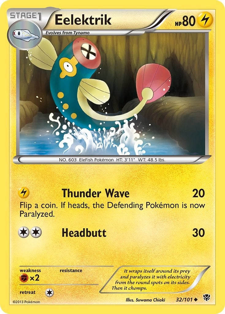 Image for Eelektrik (32/101) [Plasma Blast] - Pokemon
