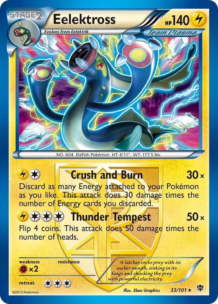 Image for Eelektross (Team Plasma) (33/101) [Plasma Blast] - Pokemon